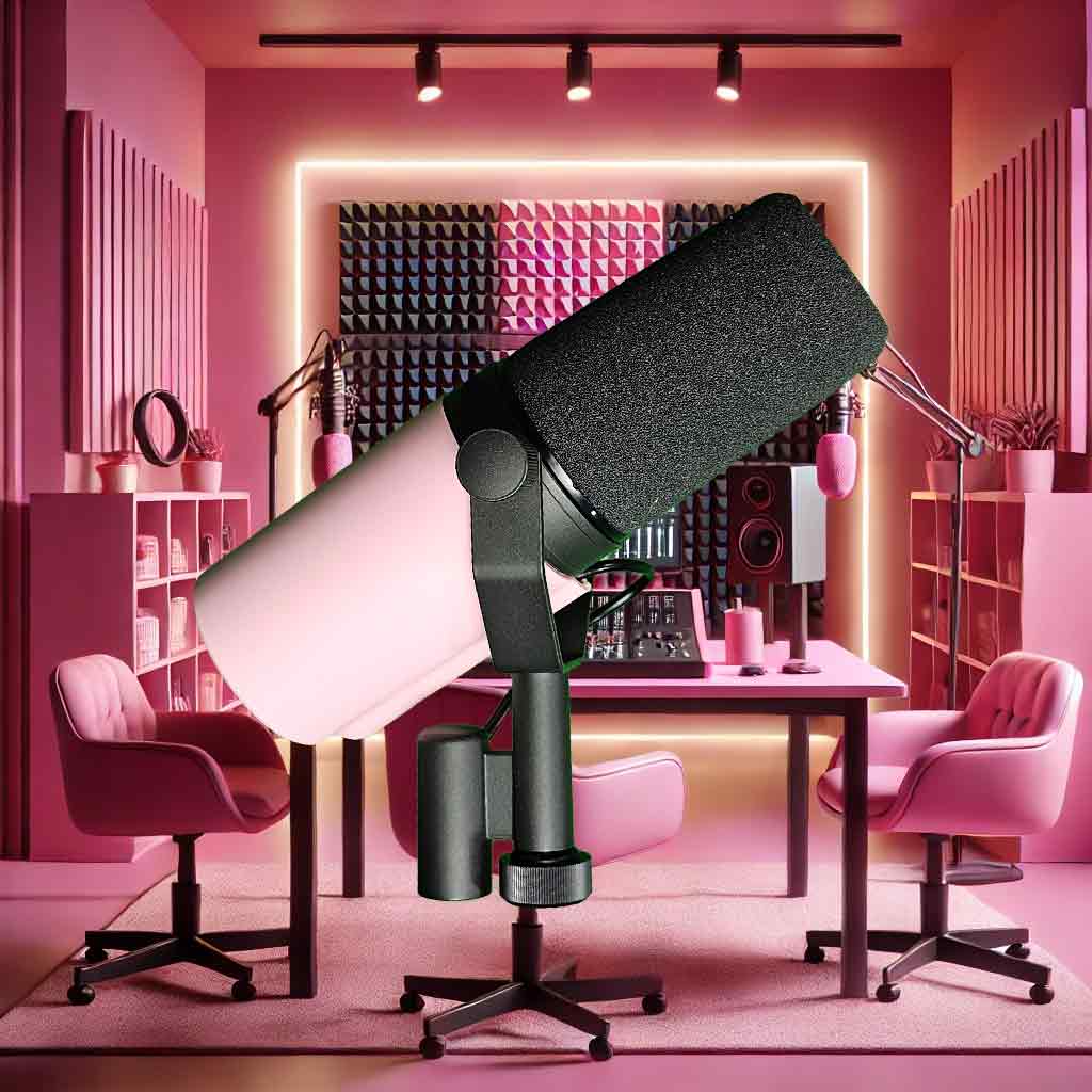 Pink BOLD Series Microphone Cover