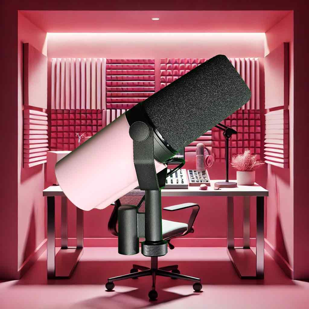 Pink BOLD Series Microphone Cover