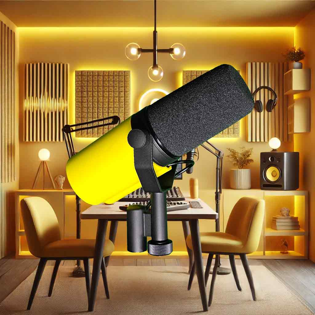 Yellow BOLD Series Microphone Cover