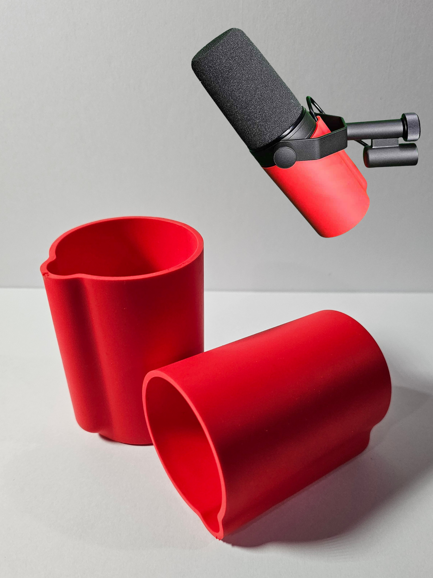 Red BOLD Series Microphone Cover