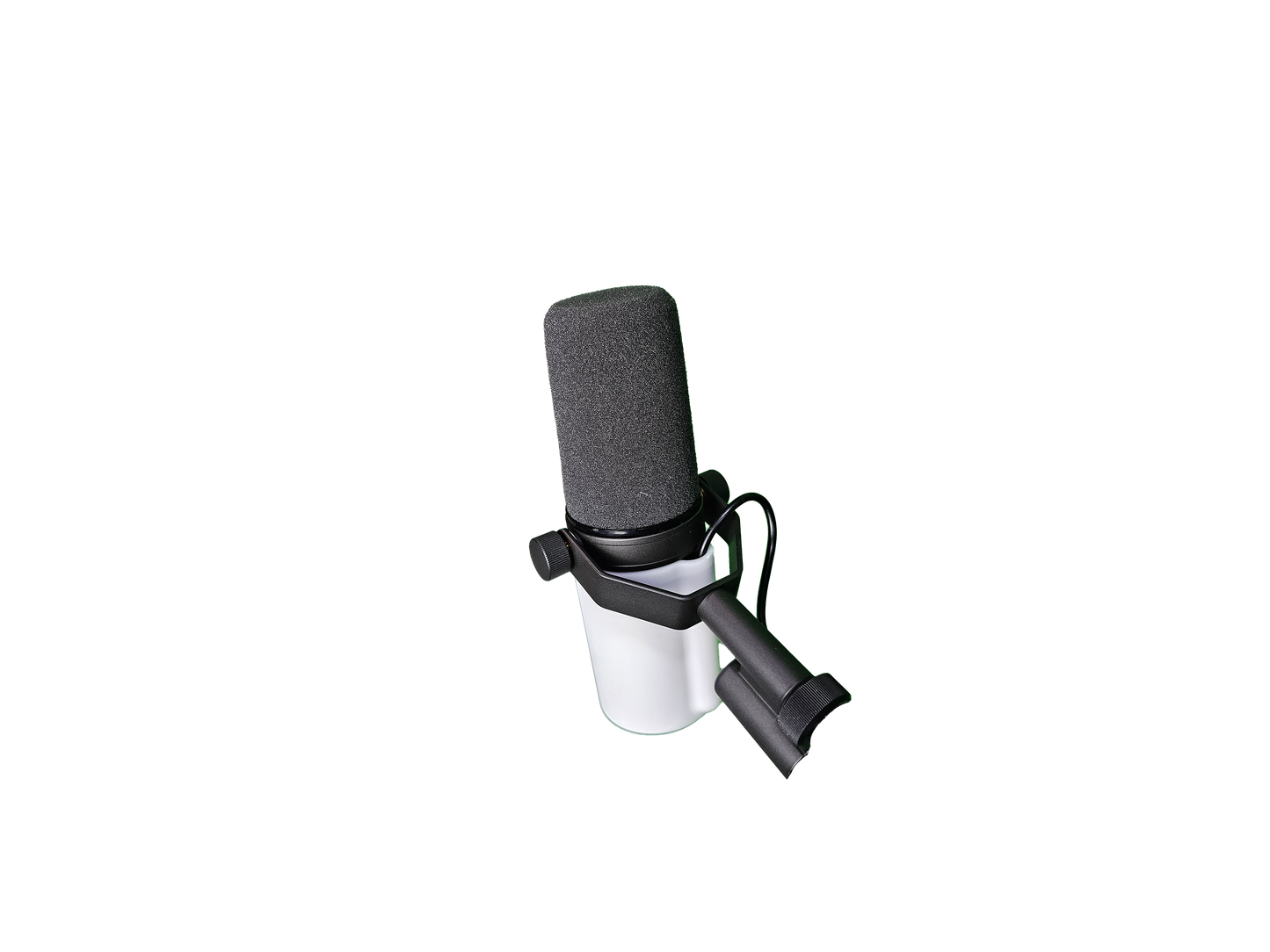 White Bold Series Microphone Cover